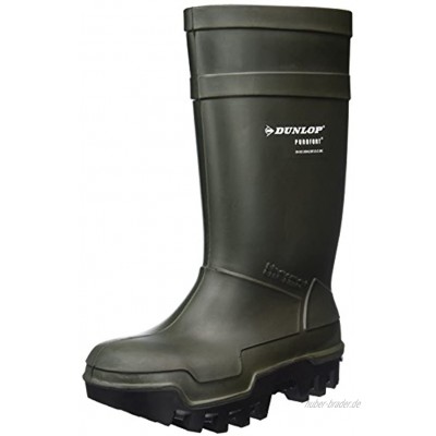 Dunlop Protective Footwear Purofort Thermo+ full safety Unisex-Erwachsene Gummistiefel Grün 41 EU