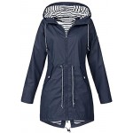 Lazzboy Solide Regenjacke Für Damen Outdoor-jacken Wasserdichter Regenmantel Mit Kapuze Winddicht Jacke Mantel Outdoor Wasserabweisend